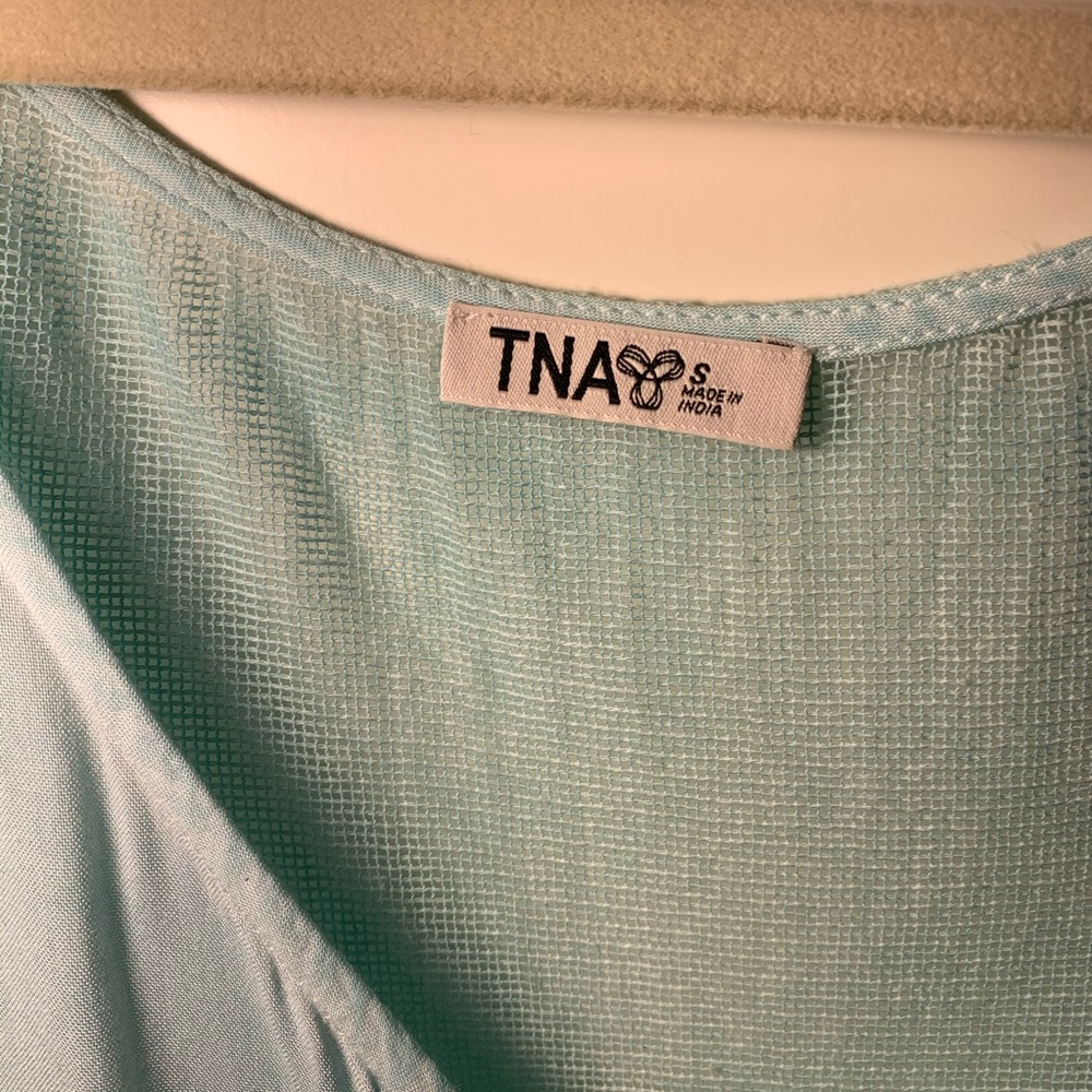 Aritzia TNA | Bright Aqua Light Romper | Size Small - Picture 9 of 10